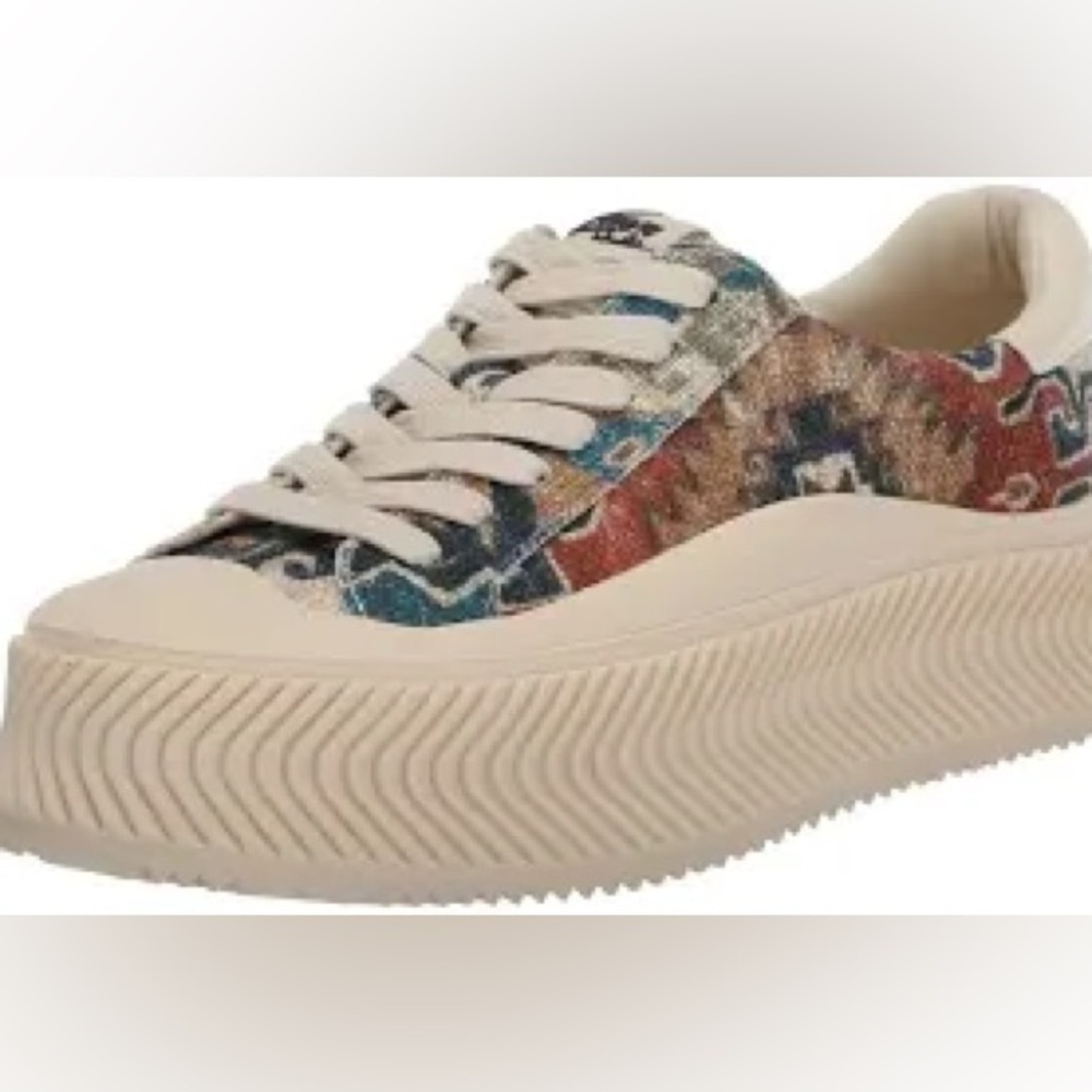 Circus by Sam Edelman Multicolor Patterned Platform Sneakers